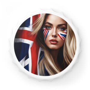 Bottle Opener - "Lady Britain" - Every patriotic Brit needs a perfect bottle opener.